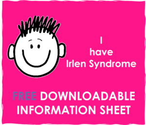 sketched image of a child or a person who has Irlen Syndrome